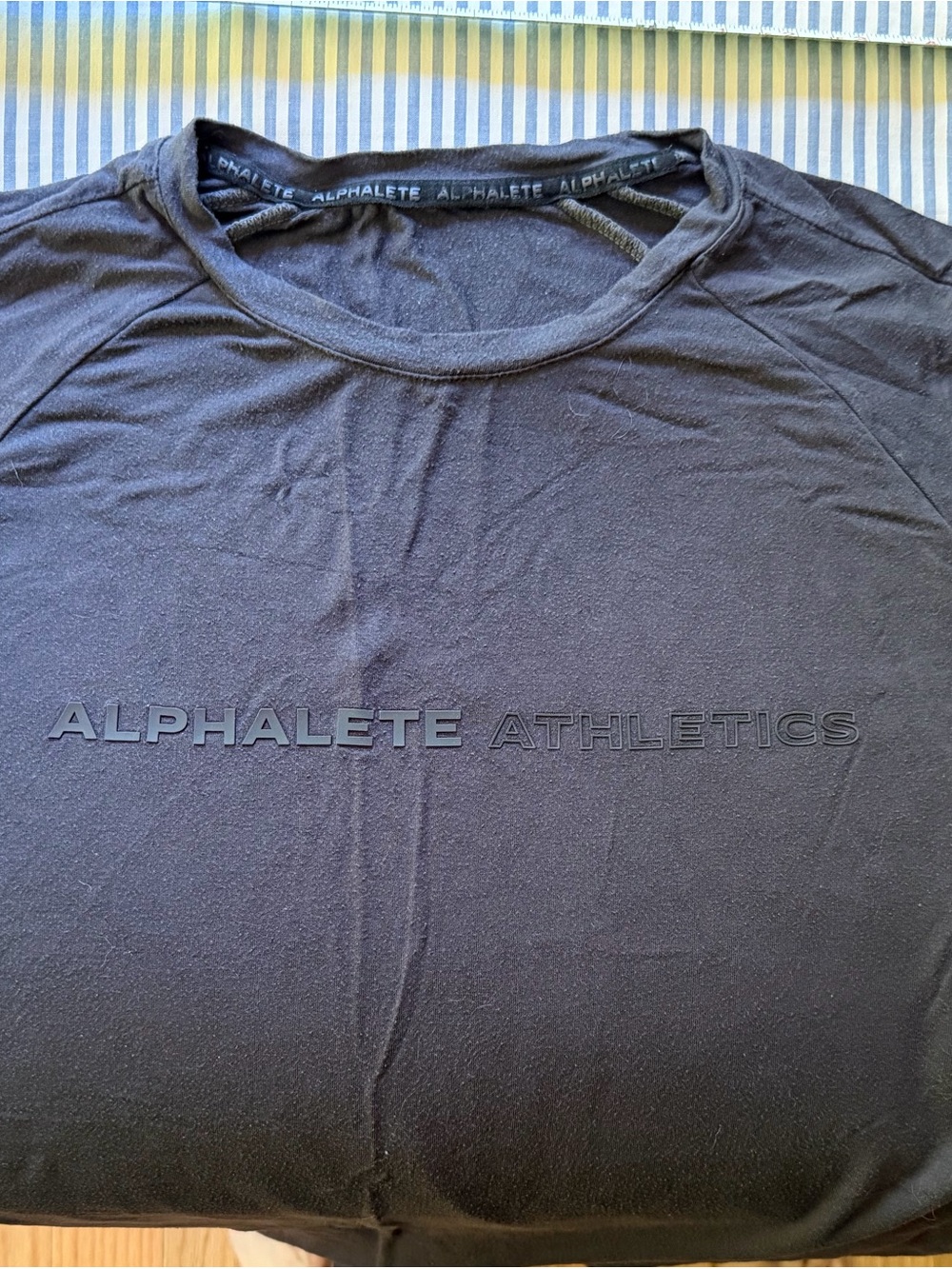 Alphalete Black Short-Sleeve Athletic Tee